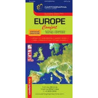 Cartographia Kft. Európa Comfort térkép 1:4 000 000