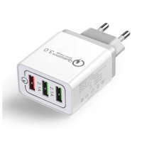 SilverHome Gyors töltő USB töltő EU konnektor Több csatlakozós / QC 3.0 3 USB port 2.1 A 100~240 V