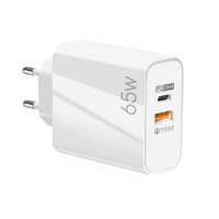 SilverHome GaN 65W-os gyorstöltő adapter 1 USB 1 Type-C csatlakozó