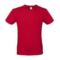 B&amp;C B&C B02E unisex rövid ujjú póló, deep red - XL