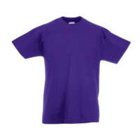 Fruit Of The Loom Fruit of the Loom F37 környakas gyerek póló, Kids Valueweight T, Purple