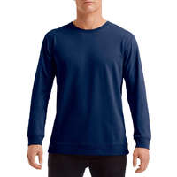 Anvil AN73000 könyakas vékony hosszú ujjú férfi pulóver/póló Anvil, Navy-S