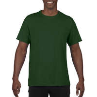 Gildan Rövid ujjú Actíve Fit férfi sport póló, Gildan GI46000, Sport Dark Green-3XL