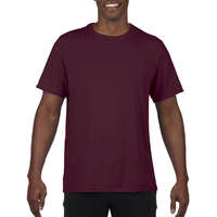 Gildan Rövid ujjú Actíve Fit férfi sport póló, Gildan GI46000, Sport Dark Maroon-S