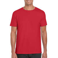 Gildan Softstyle rövid ujjú környakas póló, Gildan GI64000, Red-4XL