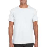 Gildan Softstyle rövid ujjú környakas póló, Gildan GI64000, White-4XL