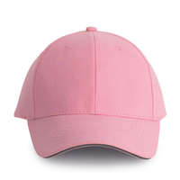 K-UP KP011 hat paneles Baseball sapka K-UP, Dark Pink/Slate Grey-U