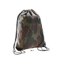 Sol&#039;S Uniszex URBAN poliészter tornazsák-hátizsák, mindennapos használatra, SOL&#039;S SO70600, Camouflage-U