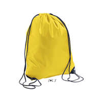 Sol&#039;S Uniszex URBAN poliészter tornazsák-hátizsák, mindennapos használatra, SOL&#039;S SO70600, Gold-U