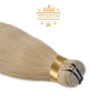 HairExtensionShop Prémium Tresszelt Póthaj Hajhosszabbításhoz Platinaszőke 50cm (Szín #613)
