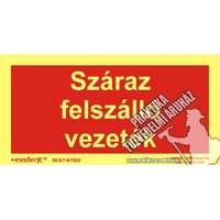 TF10/1 - Száraz felszálló vezeték - utánvilágító tábla, utánvilágítós tábla, 2 mm vastag, 200x100mm