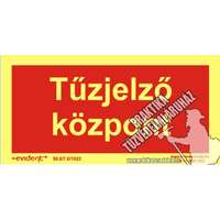TF04/2 - Tűzjelző központ- utánvilágító tábla, utánvilágítós tábla, 2 mm vastag, 300x150mm
