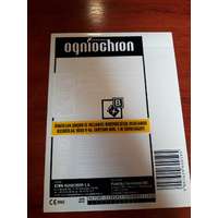 0163-Ogniochron 2 kg széndioxiddaloltó tűzoltó készülékhez matrica, széndioxiddal oltó tűzoltó készülék, CO2 készülék