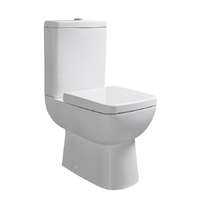 Sapho TYANA SHORT kombi WC, hátsó kifolyású, tartállyal, öblítőmechanikával, ülőke nélkül, 35x58,5cm