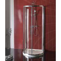 Polysan POLYSAN LUCIS LINE félköríves zuhanykabin, 1000x1000mm, transzparent üveg