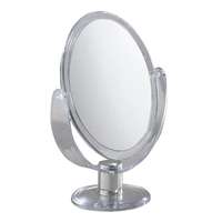 Gedy AQUALINE Álló kozmetikai tükör, 176x250x160mm, átlátszó keret