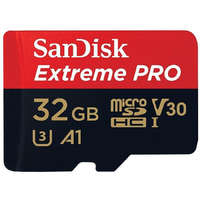 Sandisk SanDisk 32GB SD micro (SDHC Class 10 UHS-I V30) Extreme Pro memória kártya adapterrel