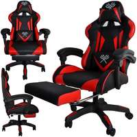 Iso Trade Iso Trade Gamer szék - fekete-piros MALATEC