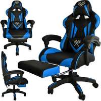 Iso Trade Iso Trade Gamer szék - fekete-kék MALATEC