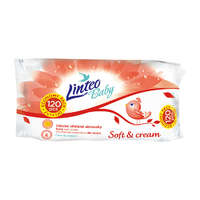 Linteo Linteo Nedves törlőkendő Linteo Baby Soft and Cream 120db 8 594 158 373 458