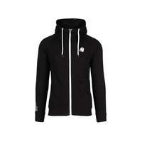 Proteinstore PAYETTE ZIPPED HOODIE - BLACK/GRAY