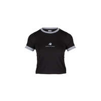 Proteinstore NEW ORLEANS CROPPED T-SHIRT - BLACK