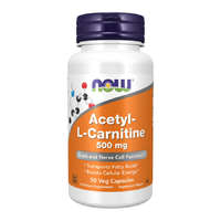  Now Acetyl-L-Carnitine 500 mg - 50 Veg Capsula