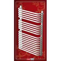 Radeco A5-400/U törölközőszárítós csőradiátor, 1250x435 mm