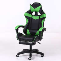 Novadell ind. RACING PRO X Gamer szék lábtartóval, Zöld-fekete (RP-SW110ZF)