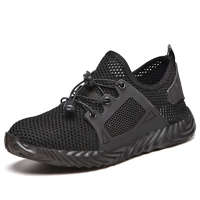 Amaz Sportos Munkavédelmi cipő 42-es méret,fekete NYGNY-15