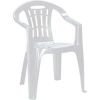 Keter Mallorca kerti szék, kartámaszos, fehér színű