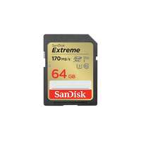 SANDISK Memóriakártya SANDISK SDXC Extreme U3 V30 64 GB