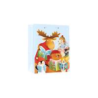 CREATIVE Dísztasak CREATIVE Special XL 40,6x16,5x55 cm karácsonyi állat mintás színes fényes szalagfüles