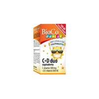 BIOCO Vitamin BIOCO Junior C + D Duo családi rágótabletta 100 darab