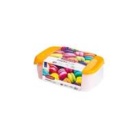 Curver Ételtartó doboz szett CURVER Fresh&Go tégla műanyag 3 db-os 2L+1L+0,5L sárga