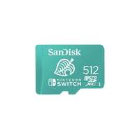 SANDISK Memóriakártya SANDISK MicroSDXC NINTENDO SWITCH U3 C10 A1 UHS-1 512 GB