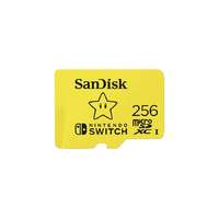 SANDISK Memóriakártya SANDISK MicroSDXC NINTENDO SWITCH U3 C10 A1 UHS-1 256 GB