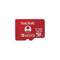 SANDISK Memóriakártya SANDISK MicroSDXC NINTENDO SWITCH U3 C10 A1 UHS-1 128 GB
