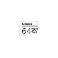 SANDISK Memóriakártya SANDISK microSDXC High Endurance U3 V30 64 GB