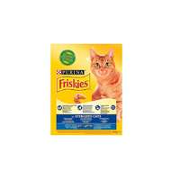 FRISKIES Állateledel száraz PURINA Friskies Sterilcat ivartalanított macskáknak lazaccal és zöldségekkel 300g