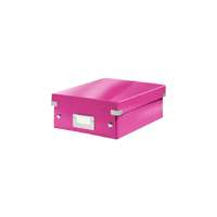 LEITZ Tároló doboz LEITZ Click&Store rendszerező S méret rózsaszín