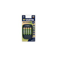 Varta Akkumulátor töltő VARTA Eco + AA 2100 mAh x 4 (R2U)