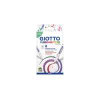 Giotto Filctoll GIOTTO Turbo Glitter csillámos pasztell 8db-os készlet