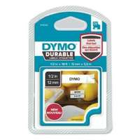 DYMO Feliratozó szalag DYMO D1 12mm x 3m fekete alapon fehér írásszín