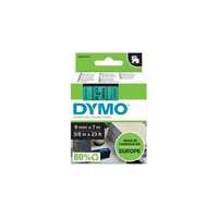 DYMO Feliratozó szalag DYMO D1 9mm x 7m zöld alapon fekete írásszín