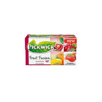 Pickwick Gyümölcstea PICKWICK Fruit Fusion piros variációk cseresznye-áfonya-eper-citrus-bodza-krémes eper 20 filter/doboz