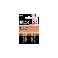 DURACELL Elem mikro DURACELL Basic MN2400 AAA 4-es