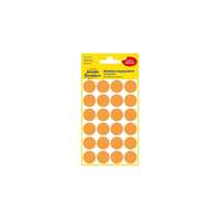AVERY Etikett AVERY 3173 jelölőpont 18mm neon narancs 96 db/csomag