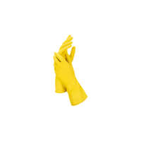 - Gumikesztyű háztartási sárga latex M 7-8