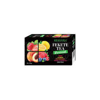HERBÁRIA Fekete tea HERBÁRIA erdei gyümölcs-barack-citrom-eper mix 20 filter/doboz